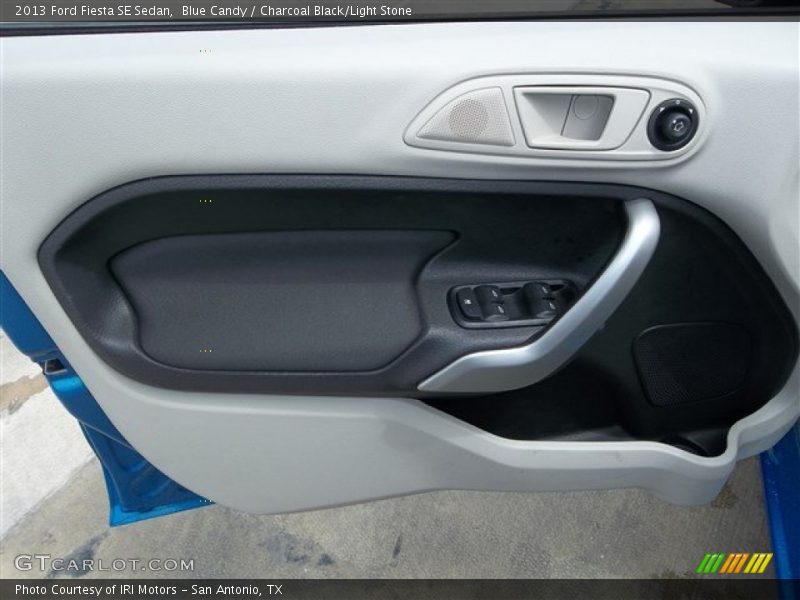 Blue Candy / Charcoal Black/Light Stone 2013 Ford Fiesta SE Sedan