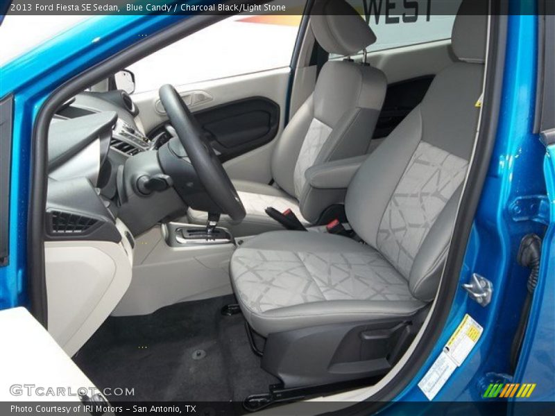 Blue Candy / Charcoal Black/Light Stone 2013 Ford Fiesta SE Sedan