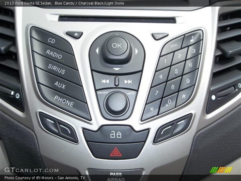 Blue Candy / Charcoal Black/Light Stone 2013 Ford Fiesta SE Sedan
