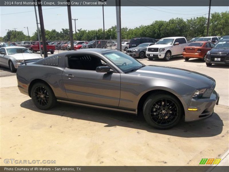 Sterling Gray / Charcoal Black 2014 Ford Mustang V6 Coupe