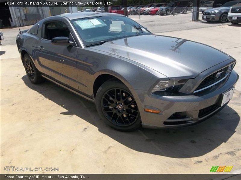 Sterling Gray / Charcoal Black 2014 Ford Mustang V6 Coupe