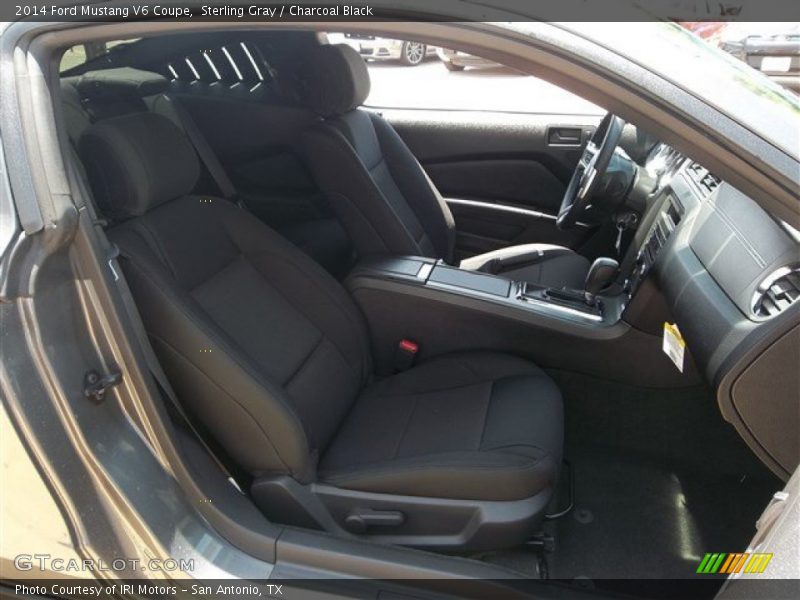 Sterling Gray / Charcoal Black 2014 Ford Mustang V6 Coupe
