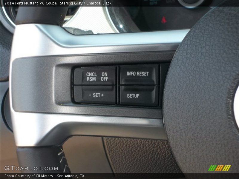 Sterling Gray / Charcoal Black 2014 Ford Mustang V6 Coupe