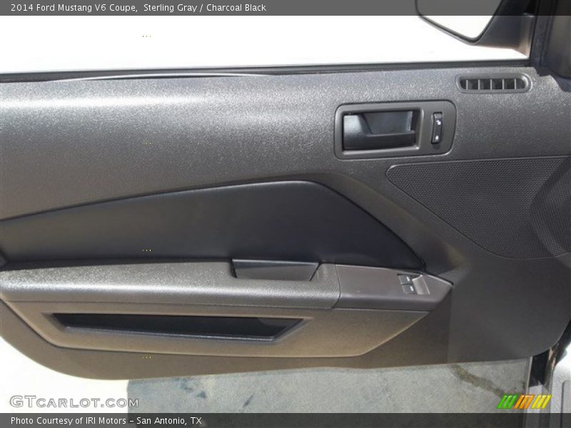 Sterling Gray / Charcoal Black 2014 Ford Mustang V6 Coupe
