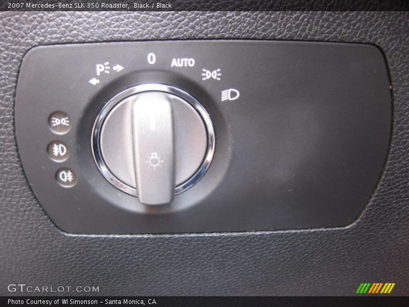 Black / Black 2007 Mercedes-Benz SLK 350 Roadster
