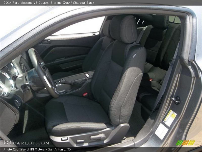 Sterling Gray / Charcoal Black 2014 Ford Mustang V6 Coupe