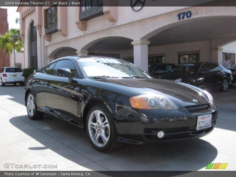 Jet Black / Black 2004 Hyundai Tiburon GT