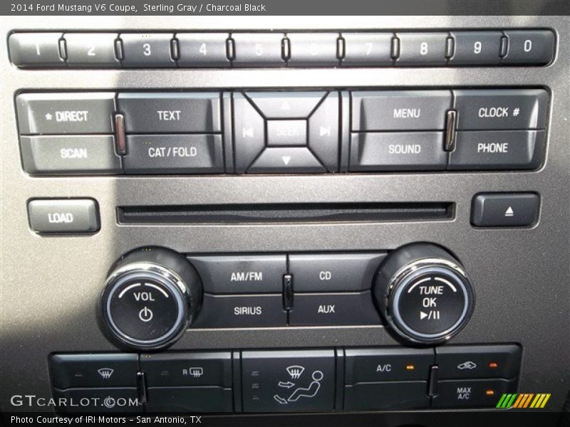 Sterling Gray / Charcoal Black 2014 Ford Mustang V6 Coupe