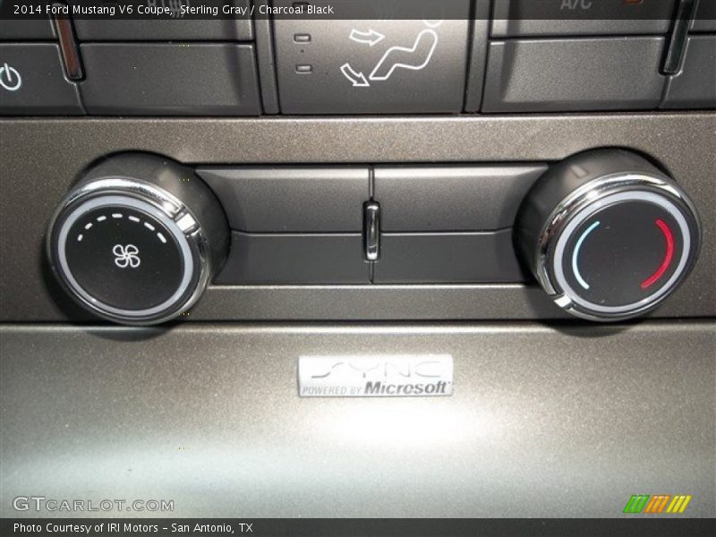 Sterling Gray / Charcoal Black 2014 Ford Mustang V6 Coupe