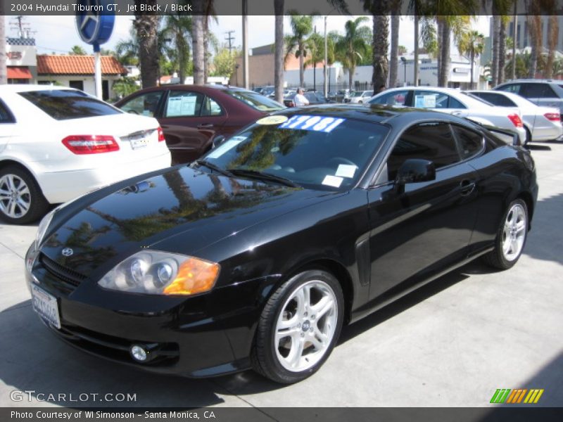 Jet Black / Black 2004 Hyundai Tiburon GT