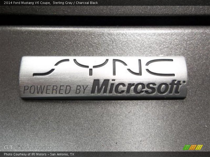 Sterling Gray / Charcoal Black 2014 Ford Mustang V6 Coupe