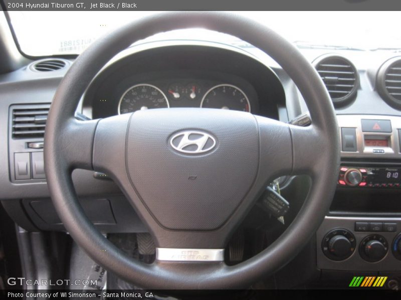 Jet Black / Black 2004 Hyundai Tiburon GT