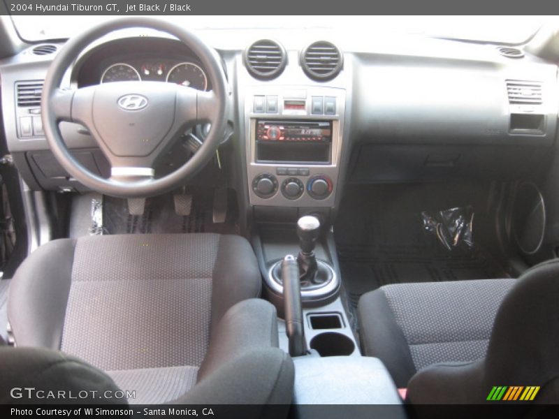 Jet Black / Black 2004 Hyundai Tiburon GT