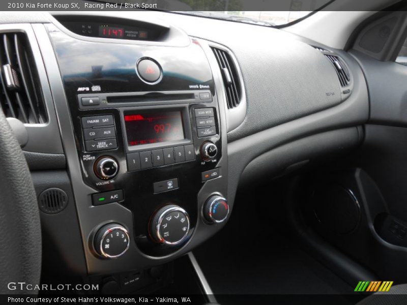 Controls of 2010 Forte Koup SX
