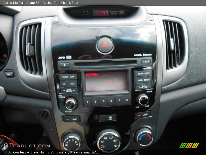 Racing Red / Black Sport 2010 Kia Forte Koup SX