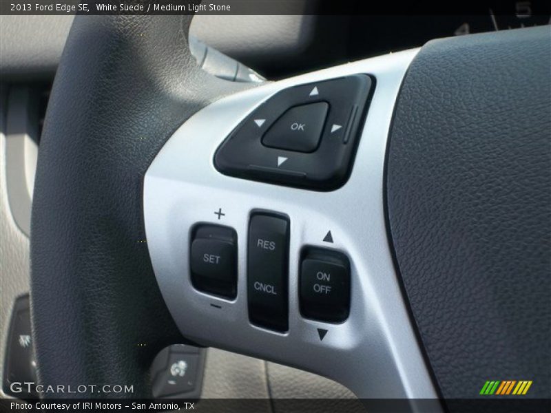 White Suede / Medium Light Stone 2013 Ford Edge SE