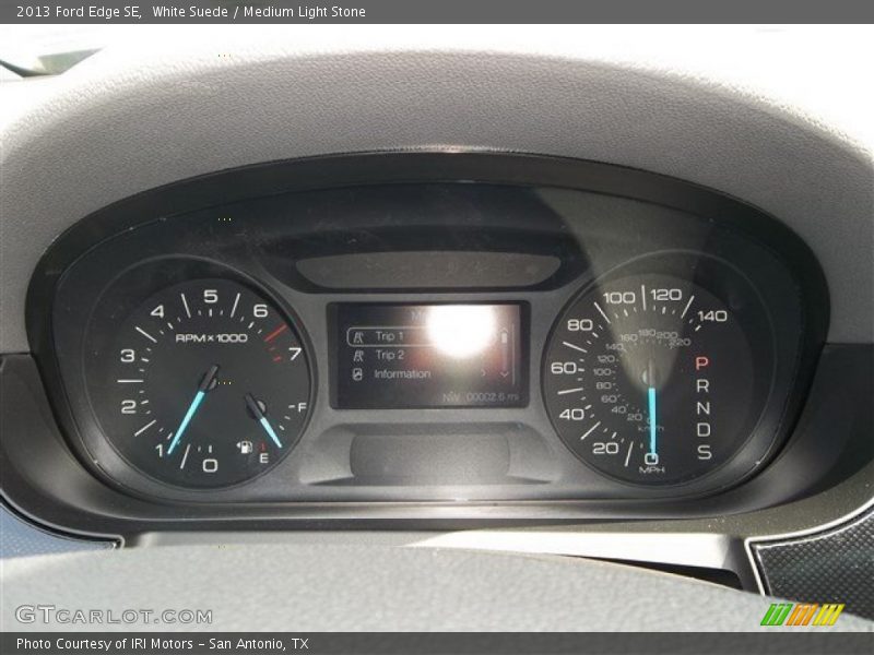 White Suede / Medium Light Stone 2013 Ford Edge SE