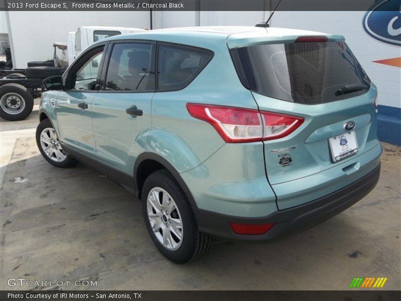Frosted Glass Metallic / Charcoal Black 2013 Ford Escape S