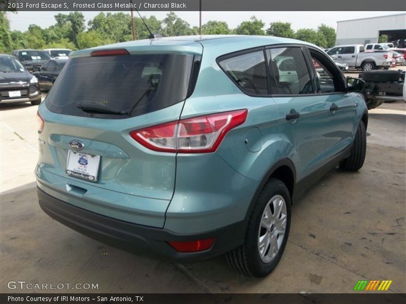 Frosted Glass Metallic / Charcoal Black 2013 Ford Escape S