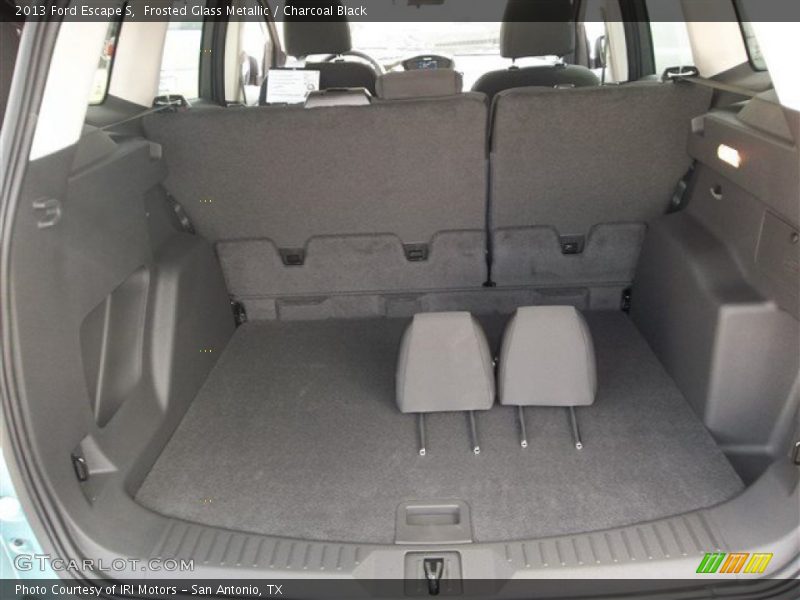 Frosted Glass Metallic / Charcoal Black 2013 Ford Escape S