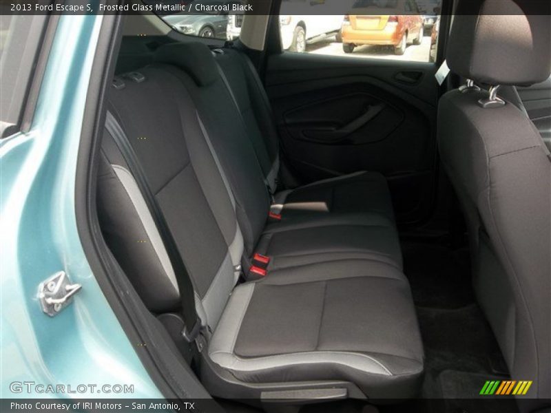 Frosted Glass Metallic / Charcoal Black 2013 Ford Escape S