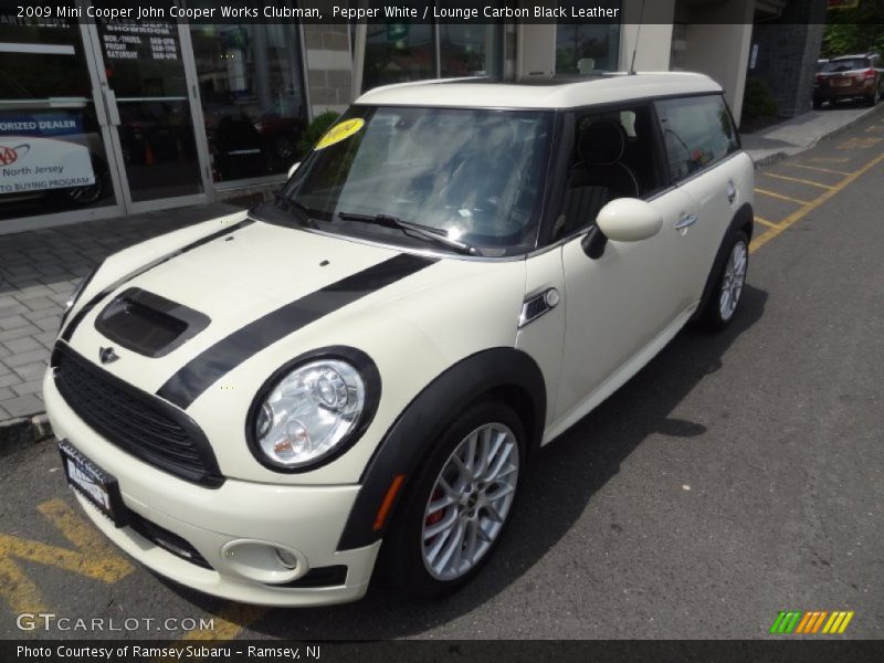 Pepper White / Lounge Carbon Black Leather 2009 Mini Cooper John Cooper Works Clubman