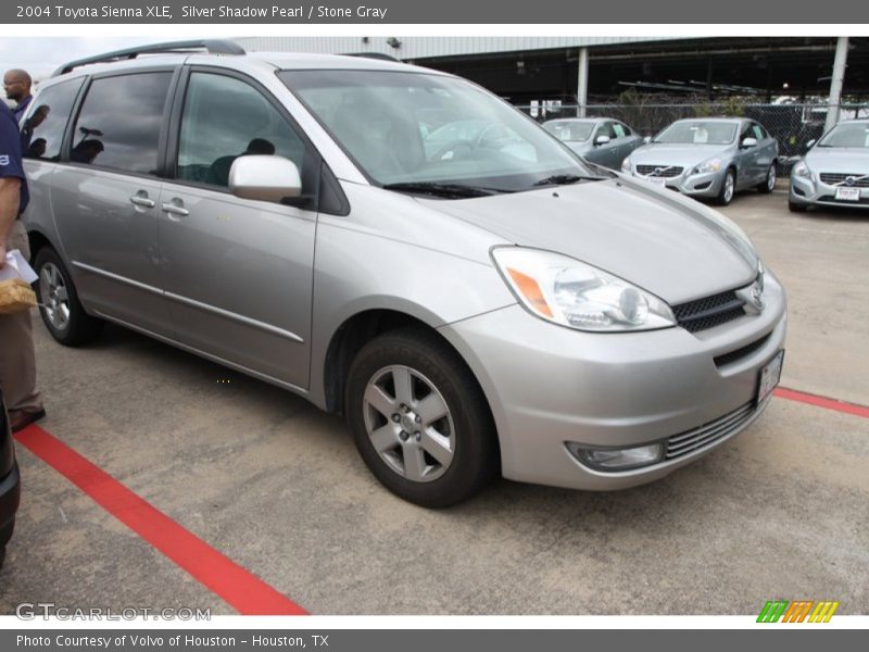 Silver Shadow Pearl / Stone Gray 2004 Toyota Sienna XLE