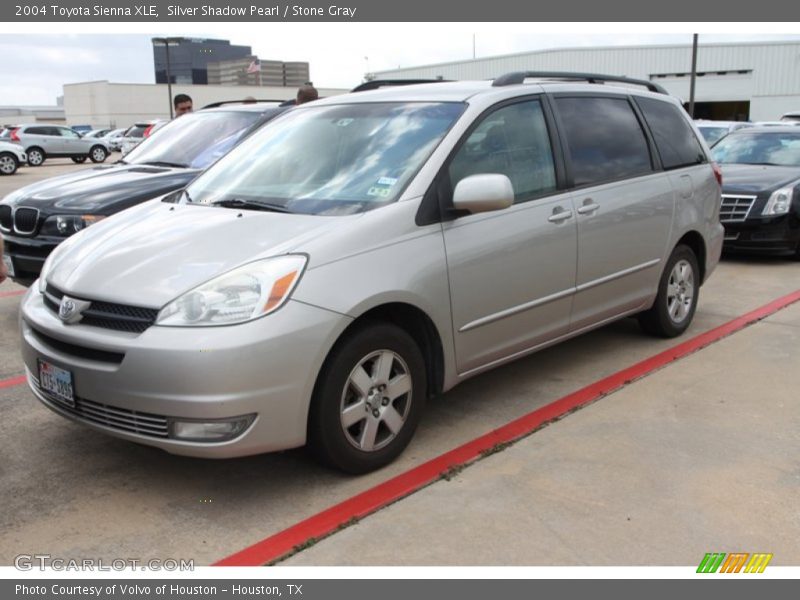 Silver Shadow Pearl / Stone Gray 2004 Toyota Sienna XLE