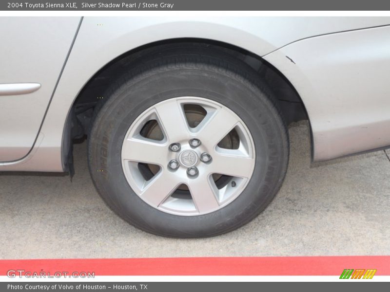 Silver Shadow Pearl / Stone Gray 2004 Toyota Sienna XLE