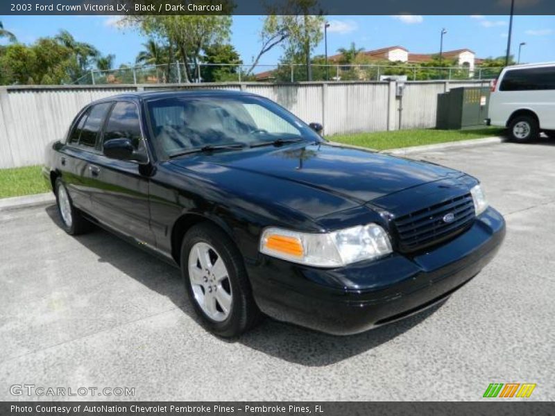 Black / Dark Charcoal 2003 Ford Crown Victoria LX