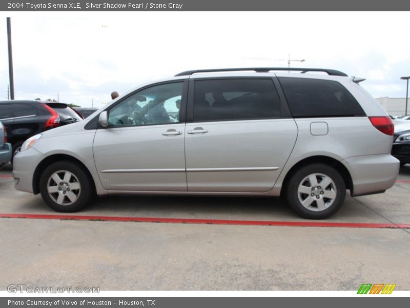 Silver Shadow Pearl / Stone Gray 2004 Toyota Sienna XLE