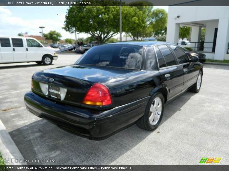 Black / Dark Charcoal 2003 Ford Crown Victoria LX