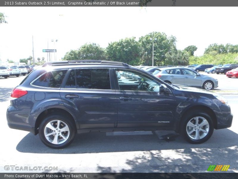 Graphite Gray Metallic / Off Black Leather 2013 Subaru Outback 2.5i Limited