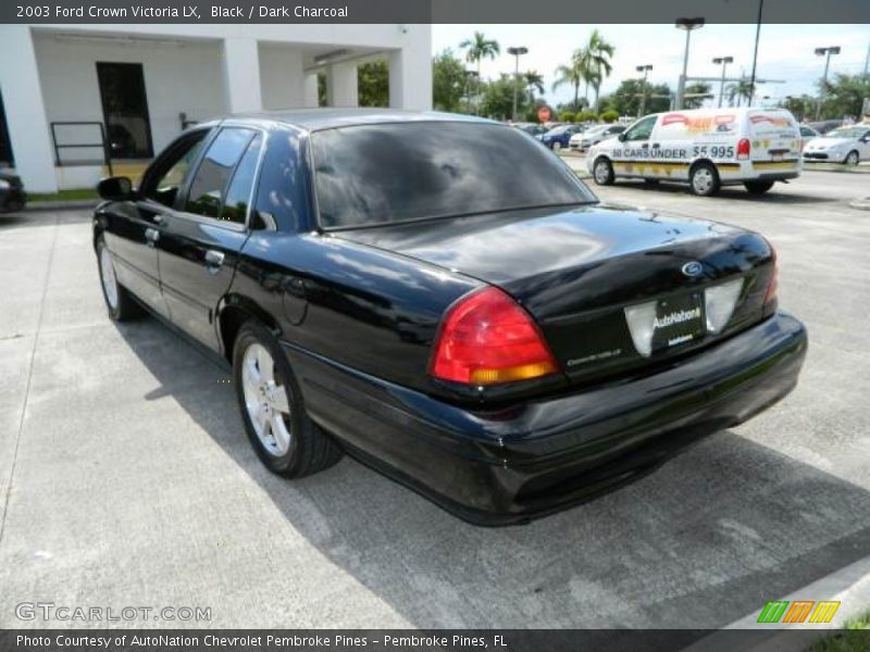 Black / Dark Charcoal 2003 Ford Crown Victoria LX