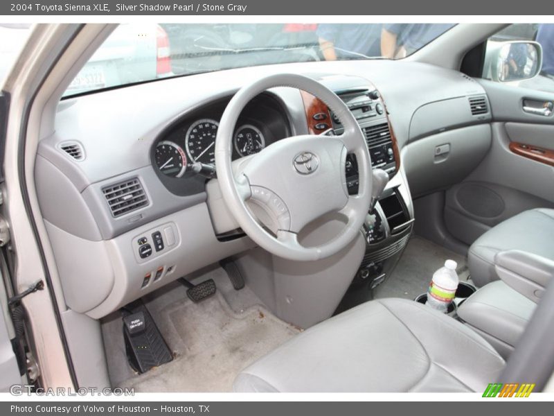 Silver Shadow Pearl / Stone Gray 2004 Toyota Sienna XLE