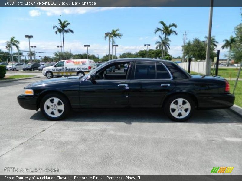 Black / Dark Charcoal 2003 Ford Crown Victoria LX
