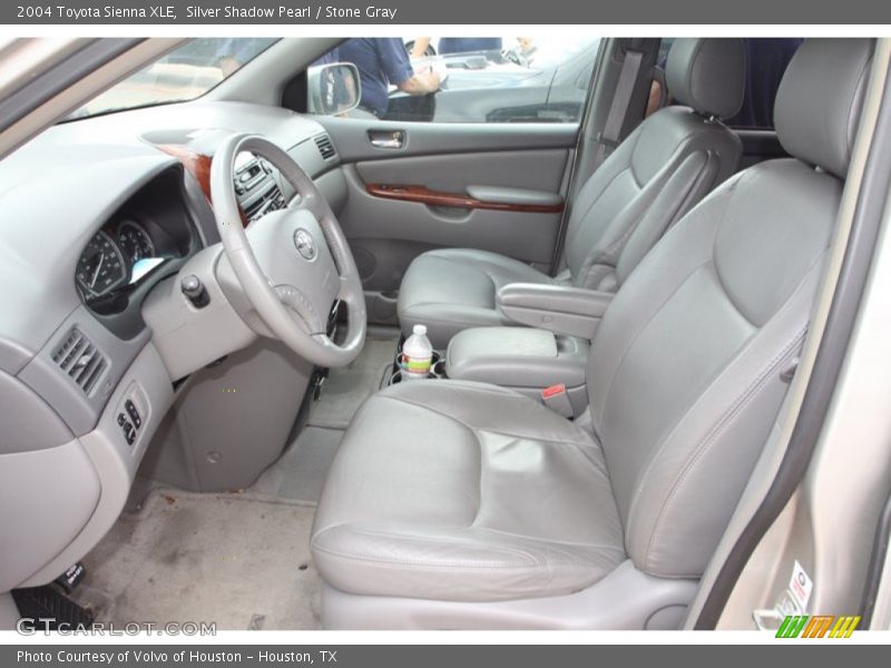Silver Shadow Pearl / Stone Gray 2004 Toyota Sienna XLE