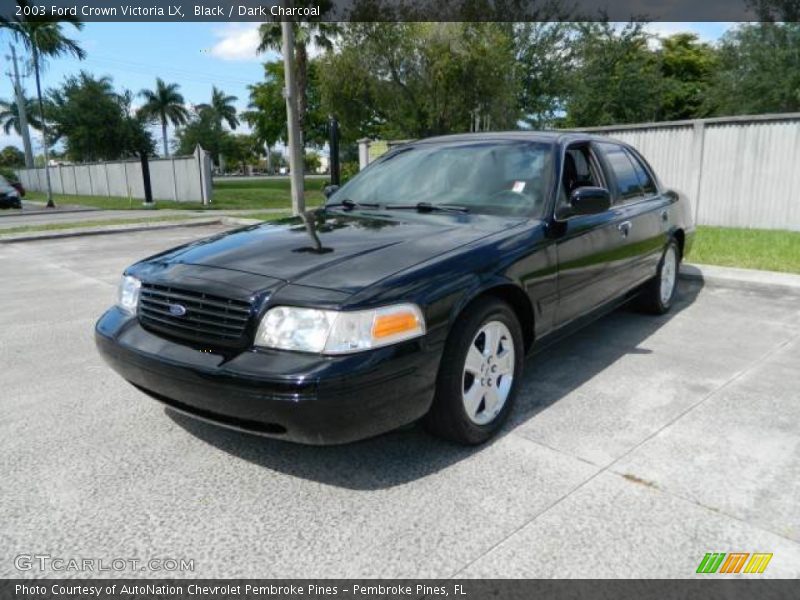 Black / Dark Charcoal 2003 Ford Crown Victoria LX