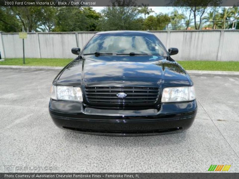 Black / Dark Charcoal 2003 Ford Crown Victoria LX