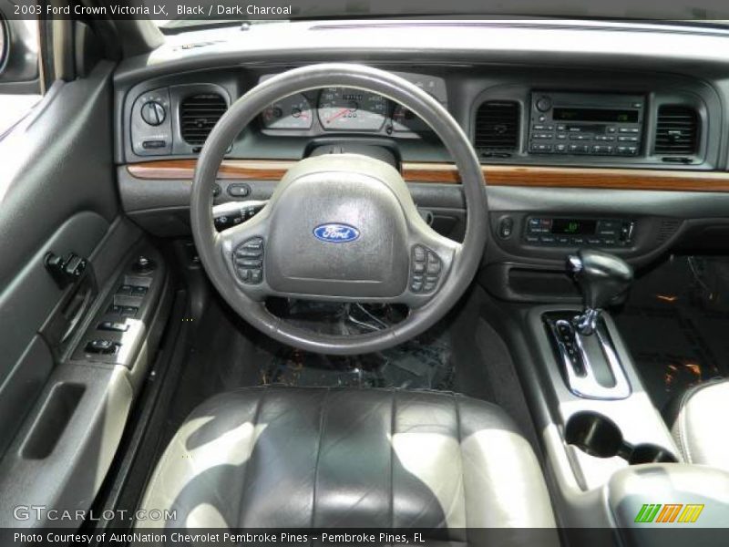 Black / Dark Charcoal 2003 Ford Crown Victoria LX