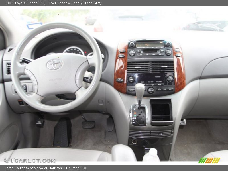 Silver Shadow Pearl / Stone Gray 2004 Toyota Sienna XLE