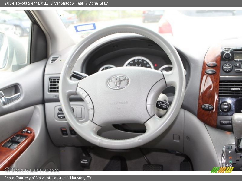 Silver Shadow Pearl / Stone Gray 2004 Toyota Sienna XLE