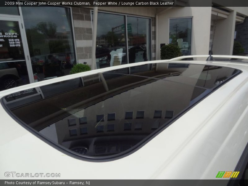 Pepper White / Lounge Carbon Black Leather 2009 Mini Cooper John Cooper Works Clubman