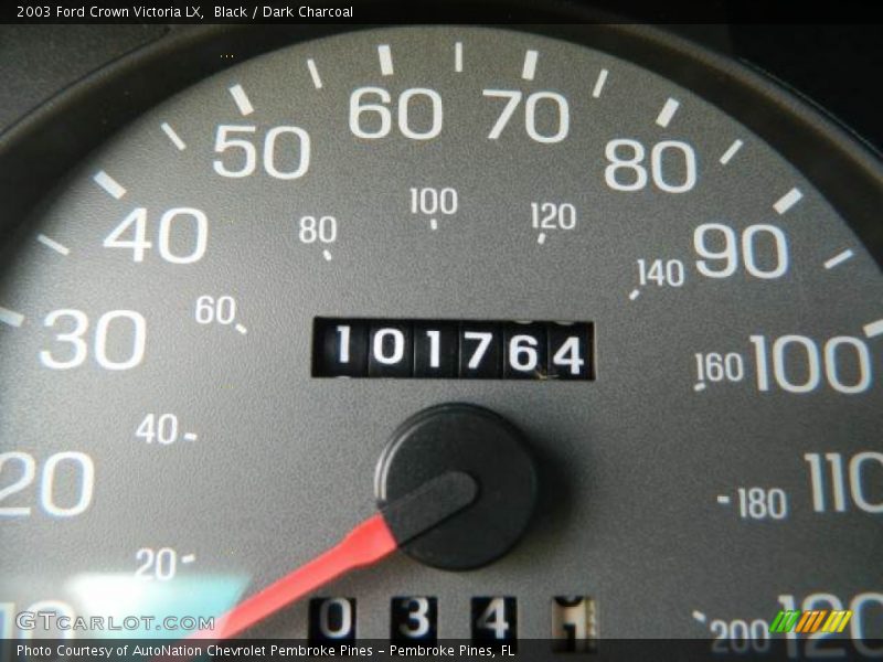 Black / Dark Charcoal 2003 Ford Crown Victoria LX