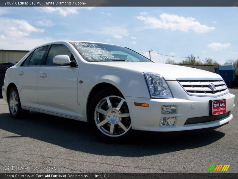 White Diamond / Ebony 2007 Cadillac STS V6