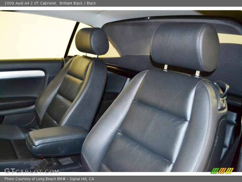 Brilliant Black / Black 2009 Audi A4 2.0T Cabriolet