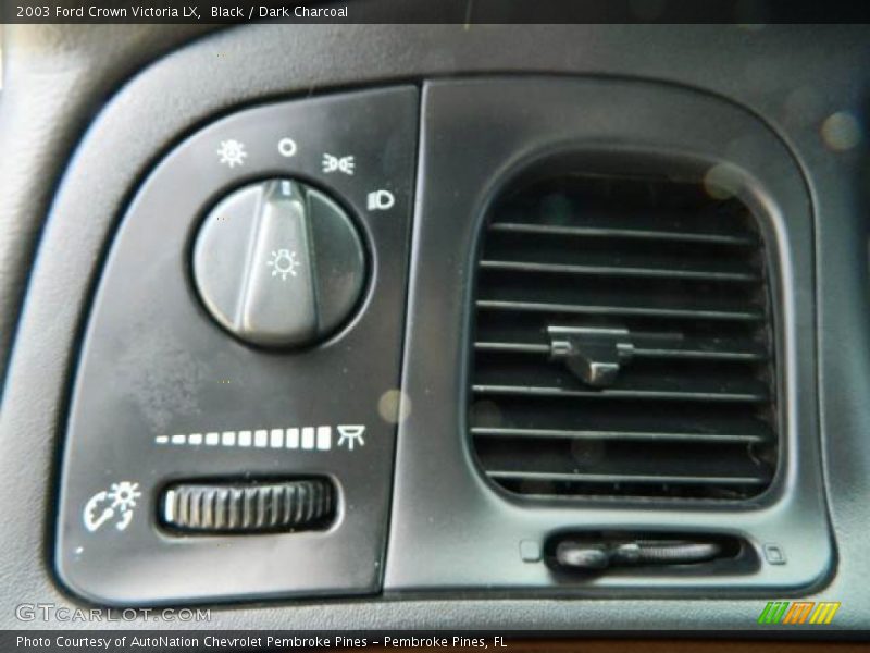 Black / Dark Charcoal 2003 Ford Crown Victoria LX