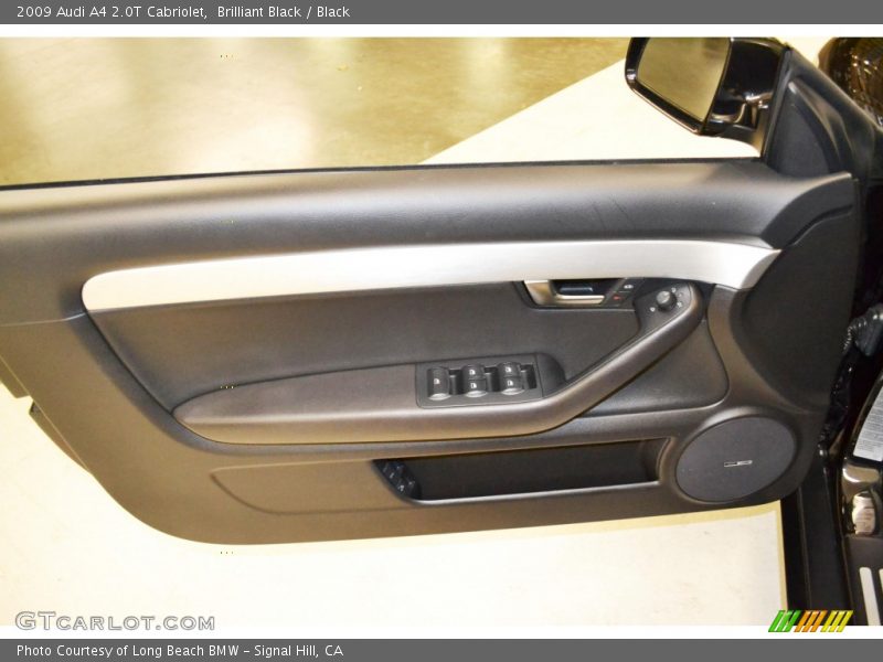 Brilliant Black / Black 2009 Audi A4 2.0T Cabriolet