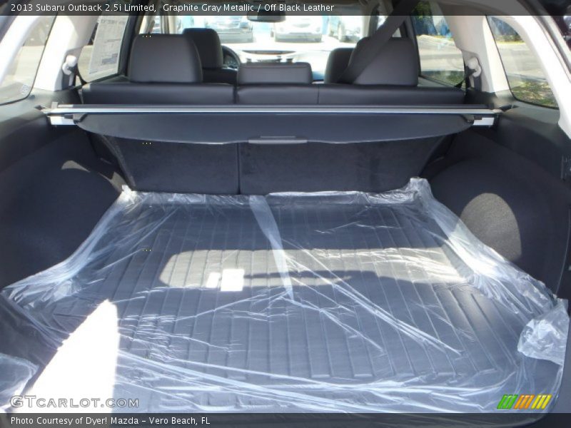 Graphite Gray Metallic / Off Black Leather 2013 Subaru Outback 2.5i Limited