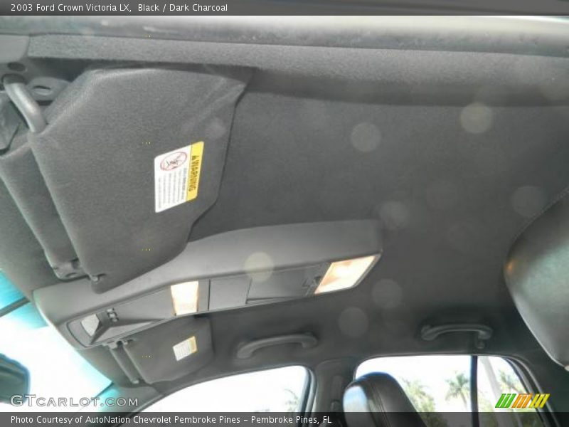 Black / Dark Charcoal 2003 Ford Crown Victoria LX